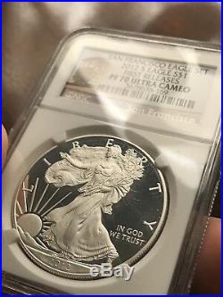 2012-S San Francisco Silver Eagle Set NGC PF70 UCAM First Releases