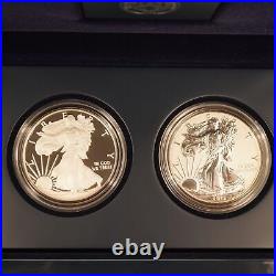 2012-S US Mint Silver Eagle San Francisco Two Coin Proof Set Free Shipping USA