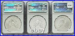2012 S (s) Reverse Proof/proof Silver Eagle Er Sf Mint Set Ngc Pf70/ms70 Trolley