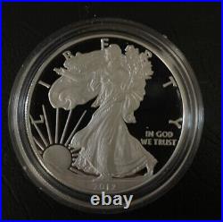 2012 US Mint Silver Eagle 2 Coin Silver Proof And Reverse Proof Set
