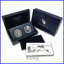 2013 US Mint American Eagle West Point Two-Coin Silver Set with Box & COA S40 MINT