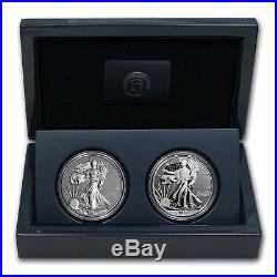 2013 US Mint American Eagle West Point Two-Coin Silver Set with Box & COA S40 MINT