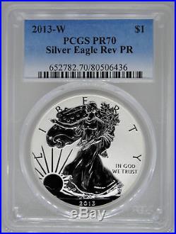 2013-W PCGS PR70 Reverse Proof Silver Eagle
