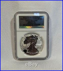 2013-W REVERSE PROOF Silver Eagle PF-70 NGC First Releases