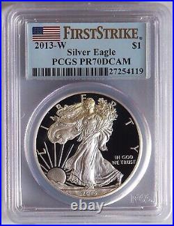 2013-W Silver Eagle PCGS PR70 DCAM First Strike Proof 1 oz