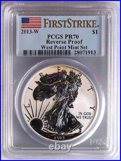 2013-W Silver Eagle PCGS PR70 Reverse Proof