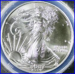 2014- American Silver Eagle ANACS MS-70 Mint State70
