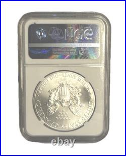 2014 NGC Graded MS70 United States Mint. 999 Silver Eagle