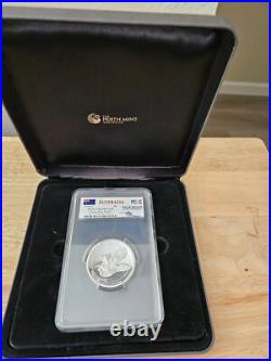 2014 P Australia Edge Tail EAGLE 5oz Silver HIGH RELIEF $8 PCGS PR69DCAM 2014 P Australia Edge Tail EAGLE 5oz Silver HIGH RELIEF $8 PCGS PR69DCAM