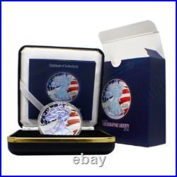 2014 Patriotic Liberty Silver Eagle US 1oz Silver Holographic 2014 Patriotic Liberty Silver Eagle US 1oz Silver Holographic