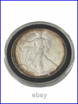 2015 American Silver Eagle Dollar $1 Coin UNC Beautifully Toned