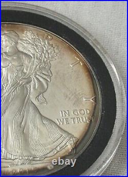 2015 American Silver Eagle Dollar $1 Coin UNC Beautifully Toned