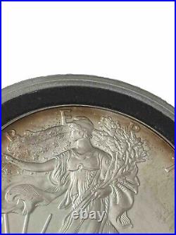 2015 American Silver Eagle Dollar $1 Coin UNC Beautifully Toned