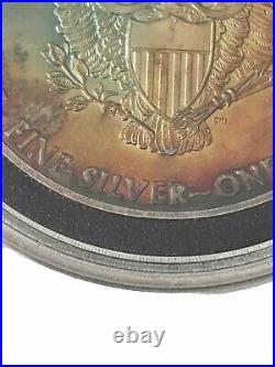 2015 American Silver Eagle Dollar $1 Coin UNC Beautifully Toned