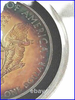 2015 American Silver Eagle Dollar $1 Coin UNC Beautifully Toned