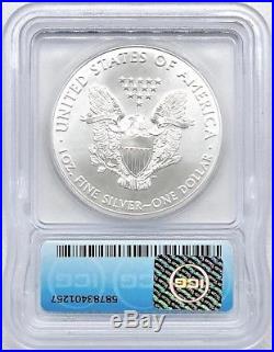 2015-(P) $1 Silver Eagle STRUCK AT PHILADELPHIA ICG Brilliant Uncirculated