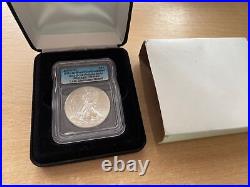 2015 P 2015P Silver Eagle ICG Brilliant Uncirculated Coin B1