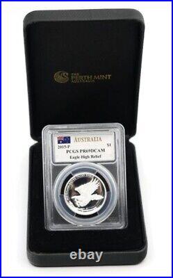 2015-P PCGS PR69 DCAM Australia Wedge Tail Eagle High Relief SILVER PROOF