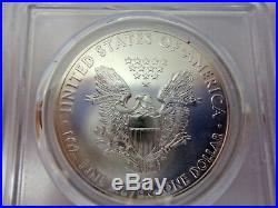 2015-(P)-SILVER EAGLE PCGS MS69 MERCANTI. ONLY 79,640 Struck IN PHILADELPHIA