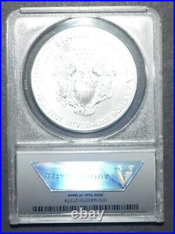 2015 USA Silver Eagle/dollar. Anacs Ms70 Inaugural Strike. Cert 0068
