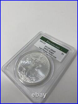 2015 (p) Silver Eagle Pcgs Ms69 Struck At Philadelphia Mint 1 Of 79,640 Key Coin
