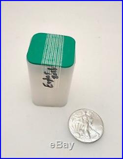 2016 1 oz American Silver Eagle BU Mint 1 Roll Tube of 20 Rounds, Uncirculated