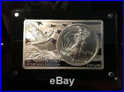 2016 3oz Pure Silver Coin and Bar Set 30th Anniversary American Silver Eagle