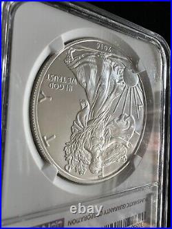 2016 MS 69.999 AMERICAN SILVER EAGLE $ COIN 30th ANNIVERSARY COLLECTIBLE