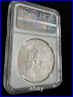 2016 MS 69.999 AMERICAN SILVER EAGLE $ COIN 30th ANNIVERSARY COLLECTIBLE