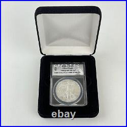 2016 Silver Eagle Inaugural Strike ANACS MS70 Graded Coin