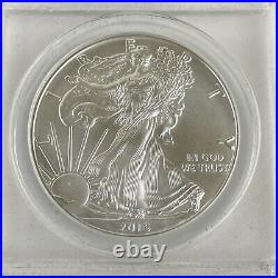 2016 Silver Eagle Inaugural Strike ANACS MS70 Graded Coin