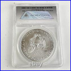 2016 Silver Eagle Inaugural Strike ANACS MS70 Graded Coin