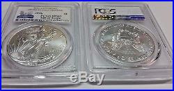 2016 Silver Eagle PCGS MS69 30th Anniversary Label 20 Pack withPCGS Case