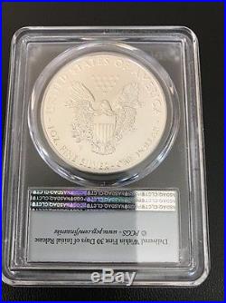 2016 Silver Eagle PCGS MS70 PR70 SP70 30th AnnIversary First Day. Pop 400