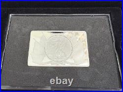 2016 USA The Silver Bullion Eagle 5oz Coin Bar 5oz. 999 & COA