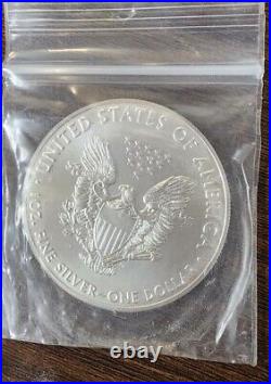 2016 US Mint. 999 Fine Silver American Eagle Dollar