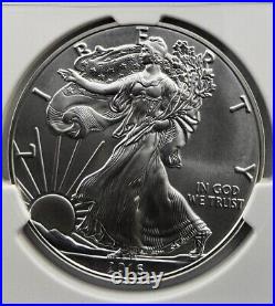 2016 W $1 Silver American Eagle Coin NGC MS70 30th Anniv. Denver Mercanti