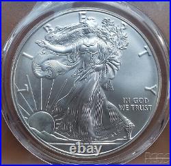 2016-W American Silver Eagle Proof First Strike Lettered Edge PCGS SP70