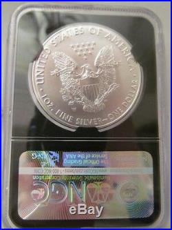 2016-W Burnished American Silver Eagle NGC MS70 1st Day Issue 30th Anniversary
