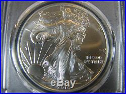 2016 W Burnished Silver American Eagle, Uncirculated Dollar Set PCGS Sp 70