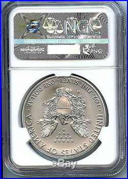 2016 W Burnished Silver Eagle Dollar NGC MS70 30th Ann Coin Early Release C36