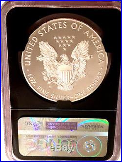 2016 W NGC PF70 Silver Eagle Ultra Cameo Lettered Edge First Day Issue 30TH An