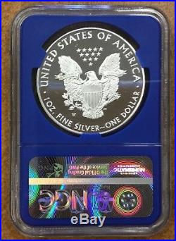 2016-W Silver Eagle from Congratulations Set NGC PF70, 30th Ann, Letttered Edge