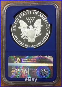2016-W Silver Eagle from Congratulations Set NGC PF70, 30th Ann, Letttered Edge