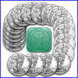 2017 1 oz Silver American Eagle Coins BU (Lot, Roll, Tube of 20) SKU #117462