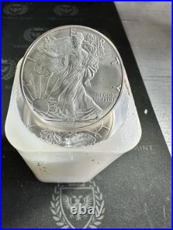 2017 American Silver Eagle 1 Oz Bu Tube Of Eagles 20 Total Better Year