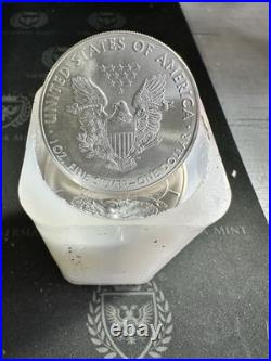 2017 American Silver Eagle 1 Oz Bu Tube Of Eagles 20 Total Better Year