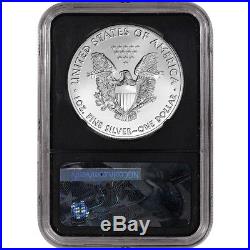 2017-(P) American Silver Eagle NGC MS70 First Day Issue 225th Label Black