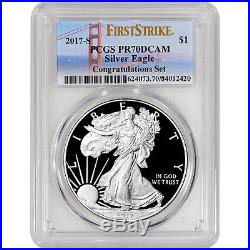 2017-S American Silver Eagle Proof PCGS PR70 First Strike Golden Gate Label