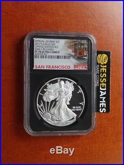 2017 S Proof Silver Eagle Ngc Pf70 Ultra Cameo From Limited Edition Set Retro Er